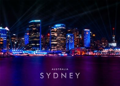 Sydney night view