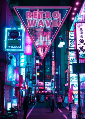 Retrowave Asia Neon Sign