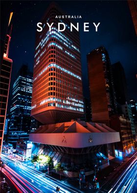 Sydney city night