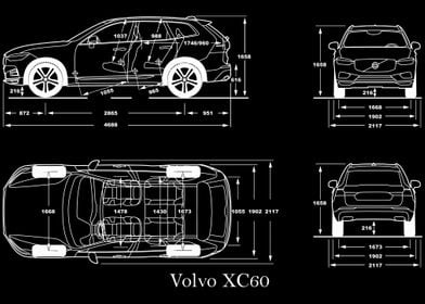 Volvo XC60 2017 Blueprint