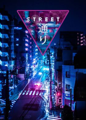 Japan Retrowave Street