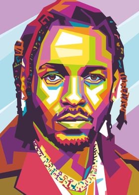 Kendrick Lamar In Wpap Art