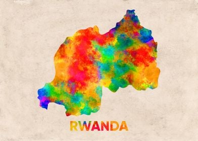 rwanda map