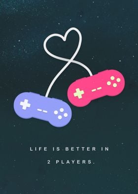 Gaming Love 2 Players