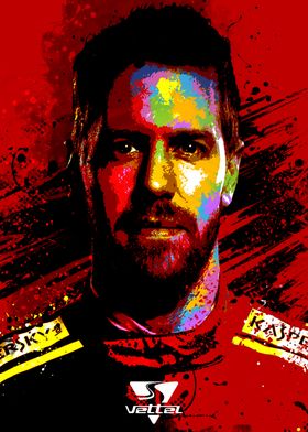 Sebastian Vettel PopArt