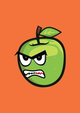 Angry apple