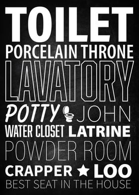 Toilet Synonyms