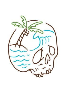 Skull Summer Mind