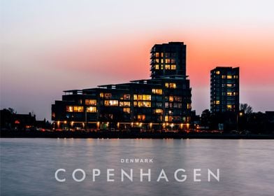 Copenhagen night view