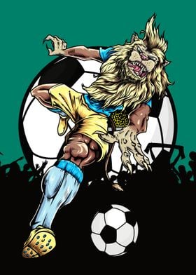 Lion Soccer Sport A