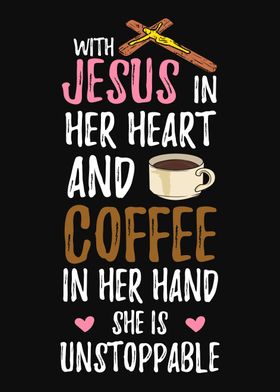 Jesus Christ Coffee Design