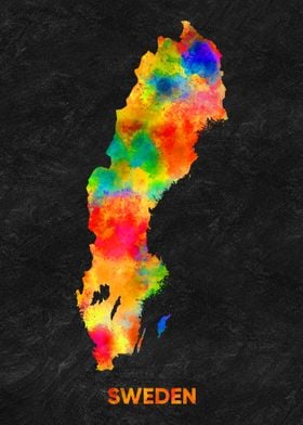 sweden map