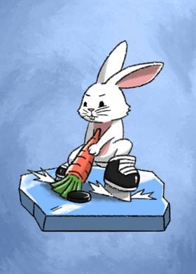 Hockey Bunny Rabbit