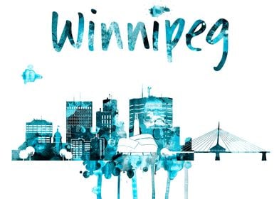 Winnipeg City Skyline