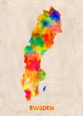 sweden map