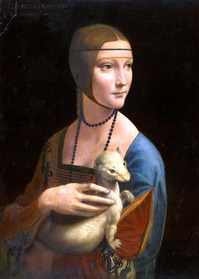 Da Vinci Lady with Ermine