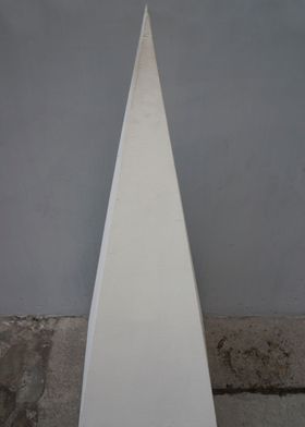 abstract white triangle 