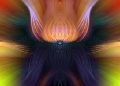 Abstract Fractal Painting