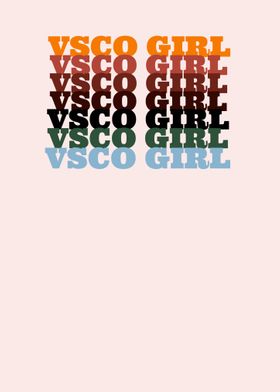 Vsco Girl 70s Pattern 