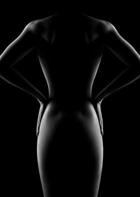 Nude woman bodyscape 53