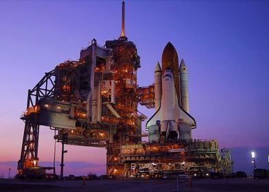 Space shuttle launch pad