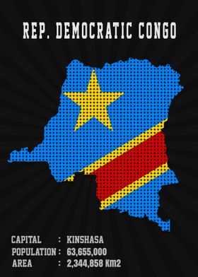 Rep Democratic Congo Map