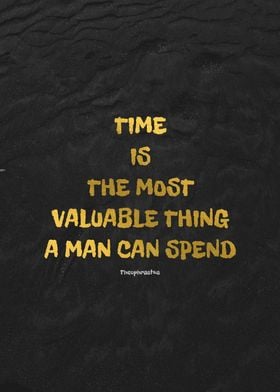 Time is the most valuable