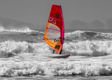 Windsurfer at Newgale