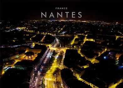 Nantes night view