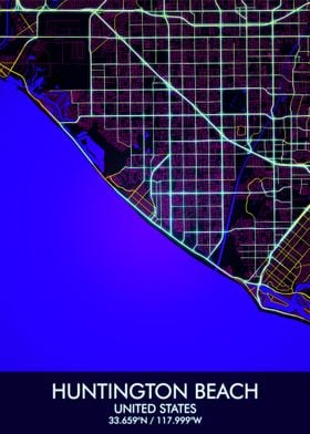 Huntington Beach Map