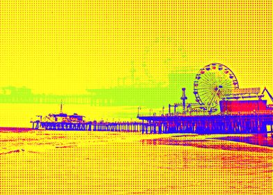 Yellow Pop Art Pier