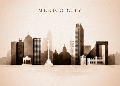 Mexico City Skyline