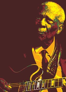 B B King v8 Pop Art