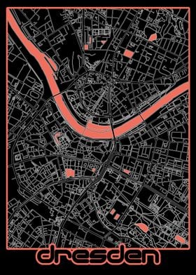 dresden map black