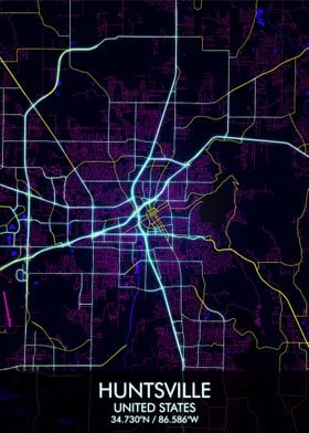 Huntsville Alabama Map