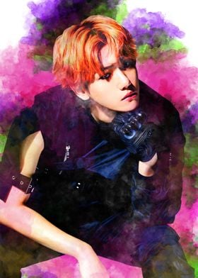 Baekhyun poster popart