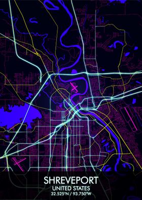 Shreveport Louisiana Map