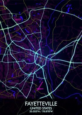 Fayetteville Map