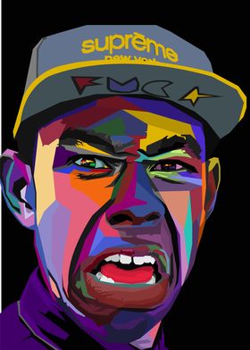 Forbedring Seks Kejser Tyler The Creator' Poster by Phuong Dong | Displate