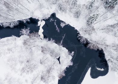 Black River from above