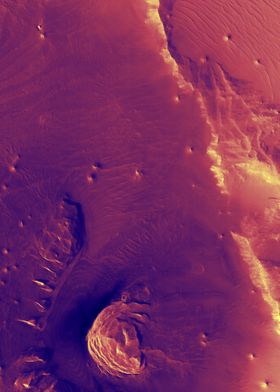 Mars Lava Planet surface