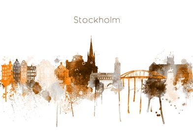 Stockholm Sweden Skyline