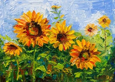 Sunflowers in July