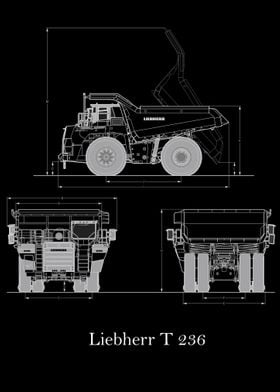 Liebherr T 236 Blueprint