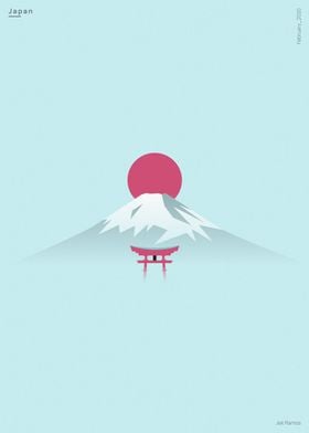 Japan Minimalist Poster