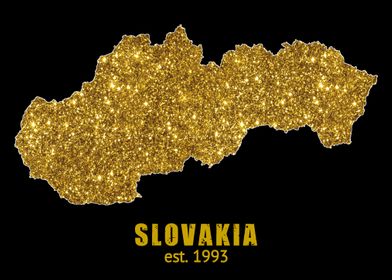 Slovakia Gold Map