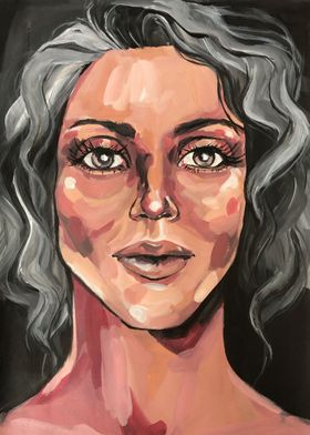 The woman portrait