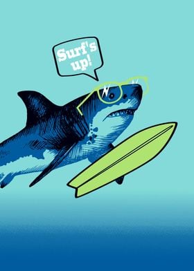 Shark and surf