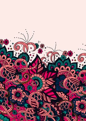 The flower background art