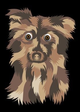 Dog Funny Ilustration Art